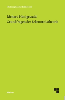 Paperback Grundfragen der Erkenntnistheorie [German] Book