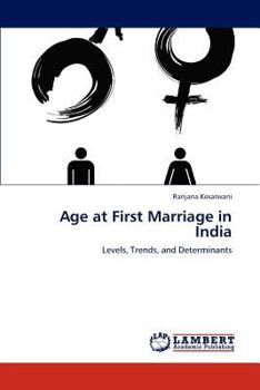 Paperback Age at First Marriage in India Book