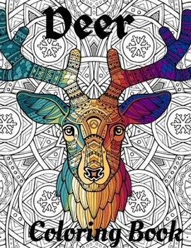 Paperback Deer Coloring Book: Magical Deer Coloring Book
