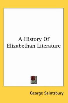 Paperback A History Of Elizabethan Literature Book