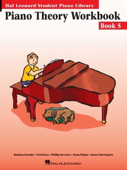 Paperback Piano Theory Workbook, Book 5 Book