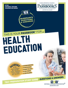Paperback Health Education (Nt-38): Passbooks Study Guide Volume 38 Book