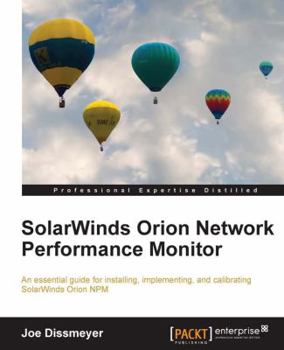 Paperback Solarwinds Orion Network Performance Monitor Book