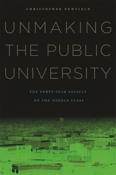 Paperback Unmaking the Public University: The Forty-Year Assault on the Middle Class Book