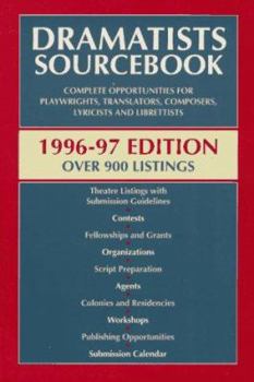 Paperback Dramatists Sourcebook 1996-97 Book