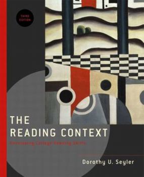 Paperback The Reading Context: Developing College Reading Skills Book