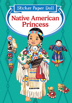 Paperback Native American Princess Sticker Paper Doll Book