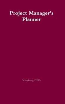 Hardcover Project Manager's Planner Book