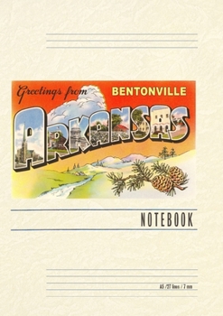 Paperback Vintage Lined Notebook Greetings from Bentonville Book
