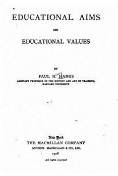 Paperback Educational Aims and Educational Values Book