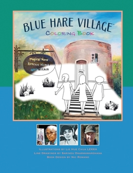 Paperback Blue Hare Village Coloring Book: Scenes from Blue Hare Village Book