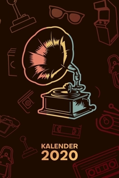 KALENDER 2020: A5 Vintage Terminplaner für Nostalgiker mit DATUM - 52 Kalenderwochen für Termine & To-Do Listen - Plattenspieler Terminkalender Grammophon Jahreskalender Steampunk