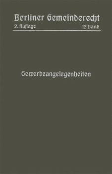Paperback Gewerbeangelegenheiten [German] Book