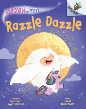 Hardcover Razzle Dazzle: An Acorn Book (Unicorn and Yeti #9) Book