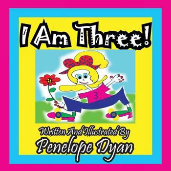 Paperback I Am Three! [Large Print] Book