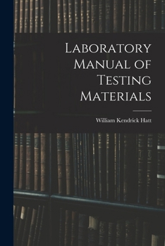 Paperback Laboratory Manual of Testing Materials Book