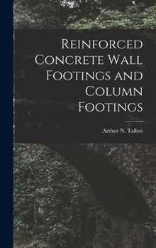 Hardcover Reinforced Concrete Wall Footings and Column Footings Book