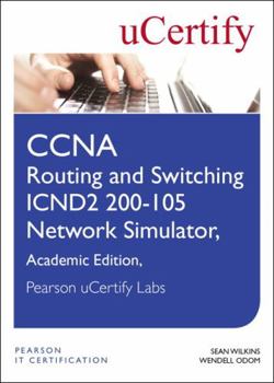 Misc. Supplies CCNA Routing and Switching Icnd2 200-105 Network Simulator, Pearson Ucertify Academic Edition Student Access Card Book