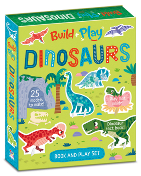 Hardcover Build and Play Dinosaurs Book