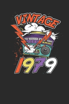 Vintage 1979: Dotted Bullet Notebook – Birthday Gift or Anniversary Gift Idea