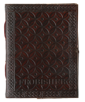 Leather Bound Chainmail Leather Journal Medium Book