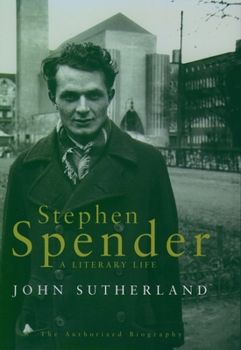 Hardcover Stephen Spender: A Literary Life Book