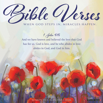 Calendar Bible Verses 2026 Wall Calendar Book