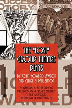 Paperback The Lost Group Theatre Plays Book