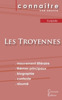 Paperback Fiche de lecture Les Troyennes de Euripide (Analyse littéraire de référence et résumé complet) [French] Book