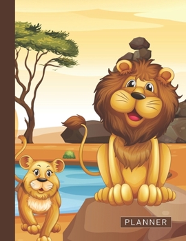 Planner: Wild Safari Animals 2 Year Weekly Planning Organizer | 2020 - 2021 | January 20 - December 21 | Writing Notebook | Productive Datebook ... | Plan Days, Set Goals & Get Stuff Done