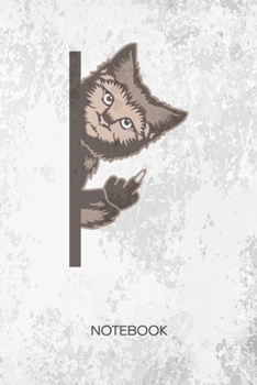 BULLET DOTTED JOURNAL: Cat Lover Notebook Dotted Grid a5 6x9 120 Pages - Funny Kitten Planner Cheeky Cat Diary Funny Cats - Cat Owner Cat Friend Gift Idea for Men and Women