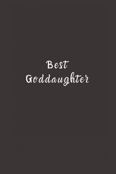 Paperback Best Goddaughter: Lined Journal, Lined Notebook, Gift ideas Notepad Book