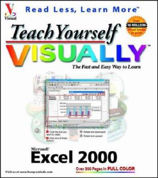 Paperback Teach Yourself Microsoft Excel 2000 Visually Book