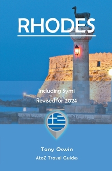 Paperback A to Z guide to Rhodes 2024, Including Symi Book