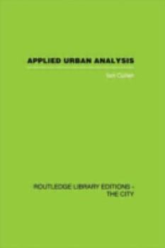 Hardcover Applied Urban Analysis: A critique and synthesis Book