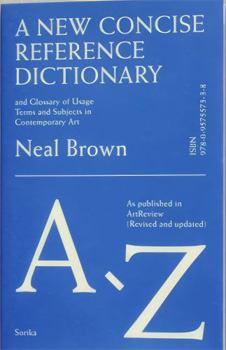 Paperback A New Concise Reference Dictionary of Art Book