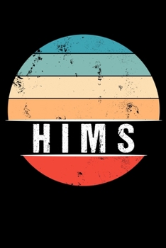 Paperback Hims: 100 Pages 6 'x 9' - Dot Grid Paper Journal Manuscript - Planner - Scratchbook - Diary Book