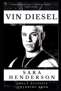 Paperback Vin Diesel Adult Activity Coloring Book
