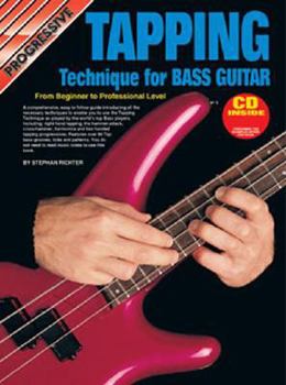 Paperback Tapping Bass Guitar Bk/CD: From Beginner to Professional Level Book