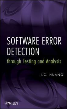 Hardcover Software Error Detection Through Testing and Analysis Book
