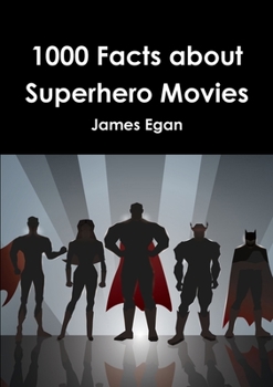 Paperback 1000 Facts about Superhero Movies Book