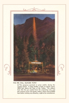 Paperback The Vintage Journal Fire Fall, Glacier Point, Yosemite Book