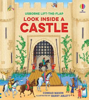 Hardcover Look Inside a Castle Book