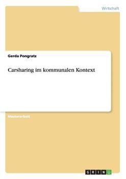 Paperback Carsharing im kommunalen Kontext [German] Book