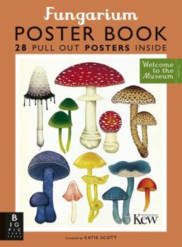 Paperback Fungarium Poster Book: 24 pull out Posters inside (Welcome To The Museum) Book