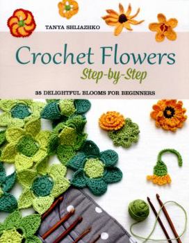 Paperback Crochet Flowers Step-by-Step Book