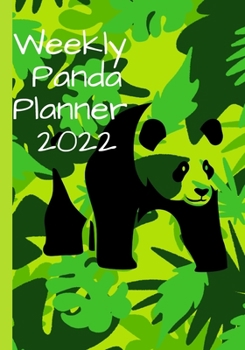 Paperback Weekly Panda Planner 2022: January to December 2022 - Week Per Page Book