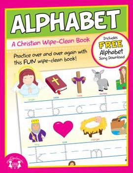 Paperback Alphabet Christian Wipe-Clean Workbook Book