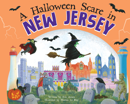 Hardcover A Halloween Scare in New Jersey Book