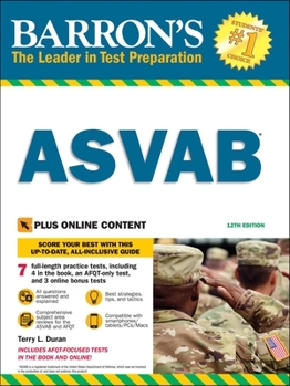 Paperback ASVAB with Online Tests Book